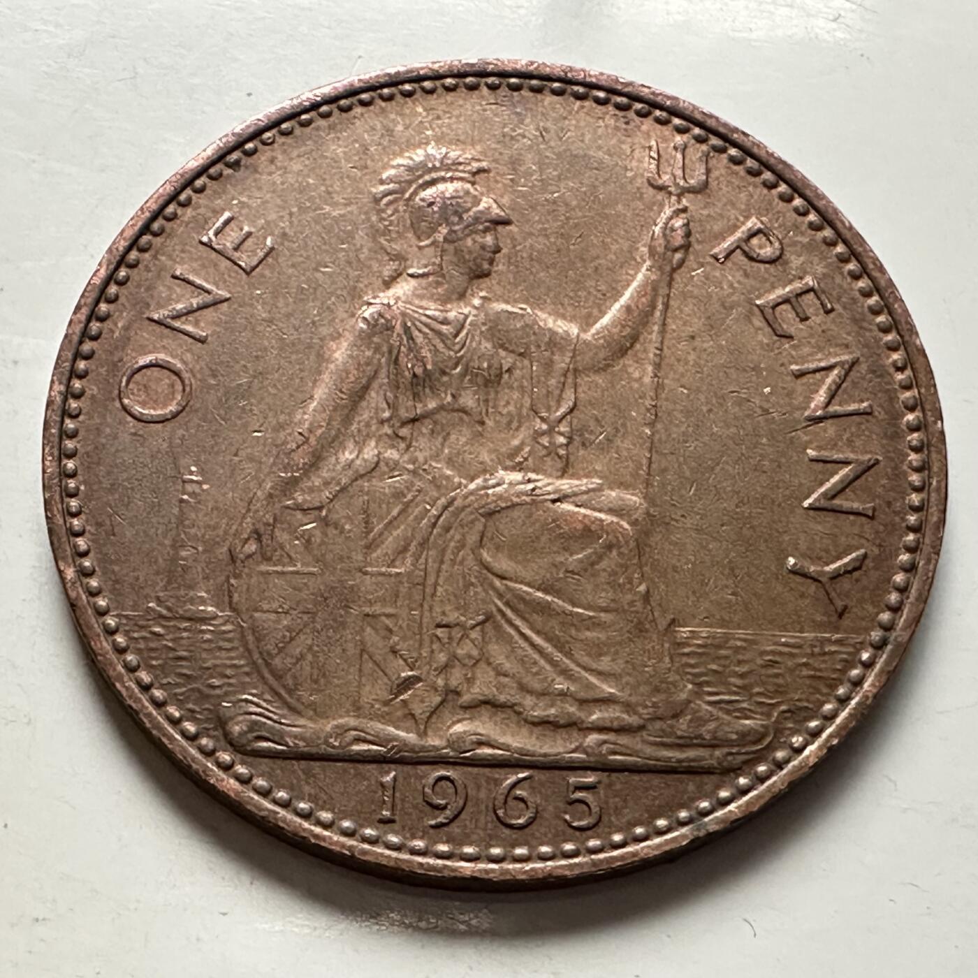 🌹外币初藏🌹🐯2026年第10场  每周二四六晚8️⃣点 接代拍 英国1965年一便士