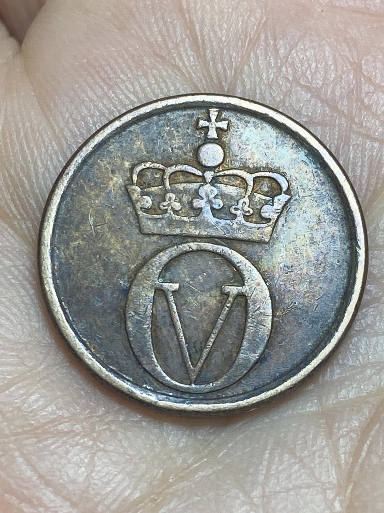 2026年第十二场(总第一百八十一场）外国好品散币场(免佣金) 挪威🇳🇴1961年2欧尔(奥拉夫五世第二版)