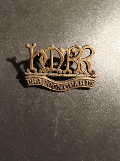 老王徽章第178期 - 英国龙骑兵卫队肩章    一战时期