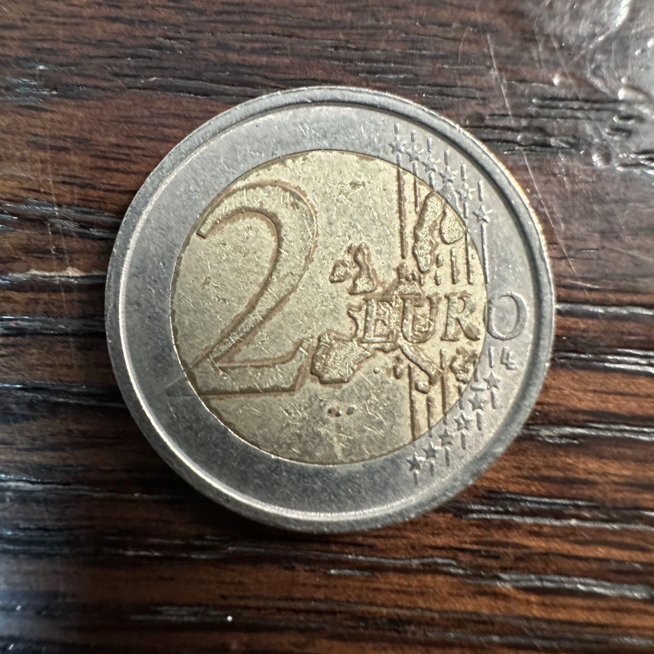 蒂克钱币- 第56场 外国散币免佣金限时拍 意大利 但丁 2欧元 硬币