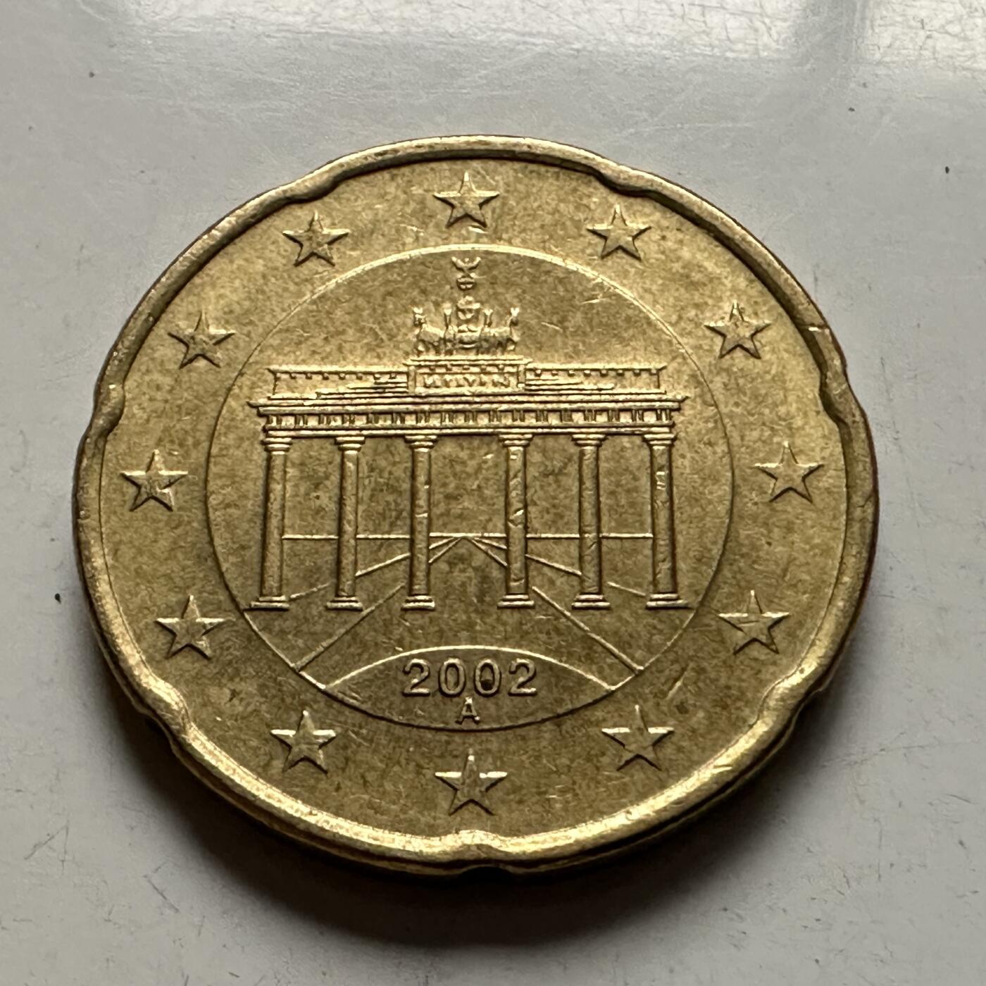 🌹外币初藏🌹🐯2026年第10场  每周二四六晚8️⃣点 接代拍 德国2002年20欧分