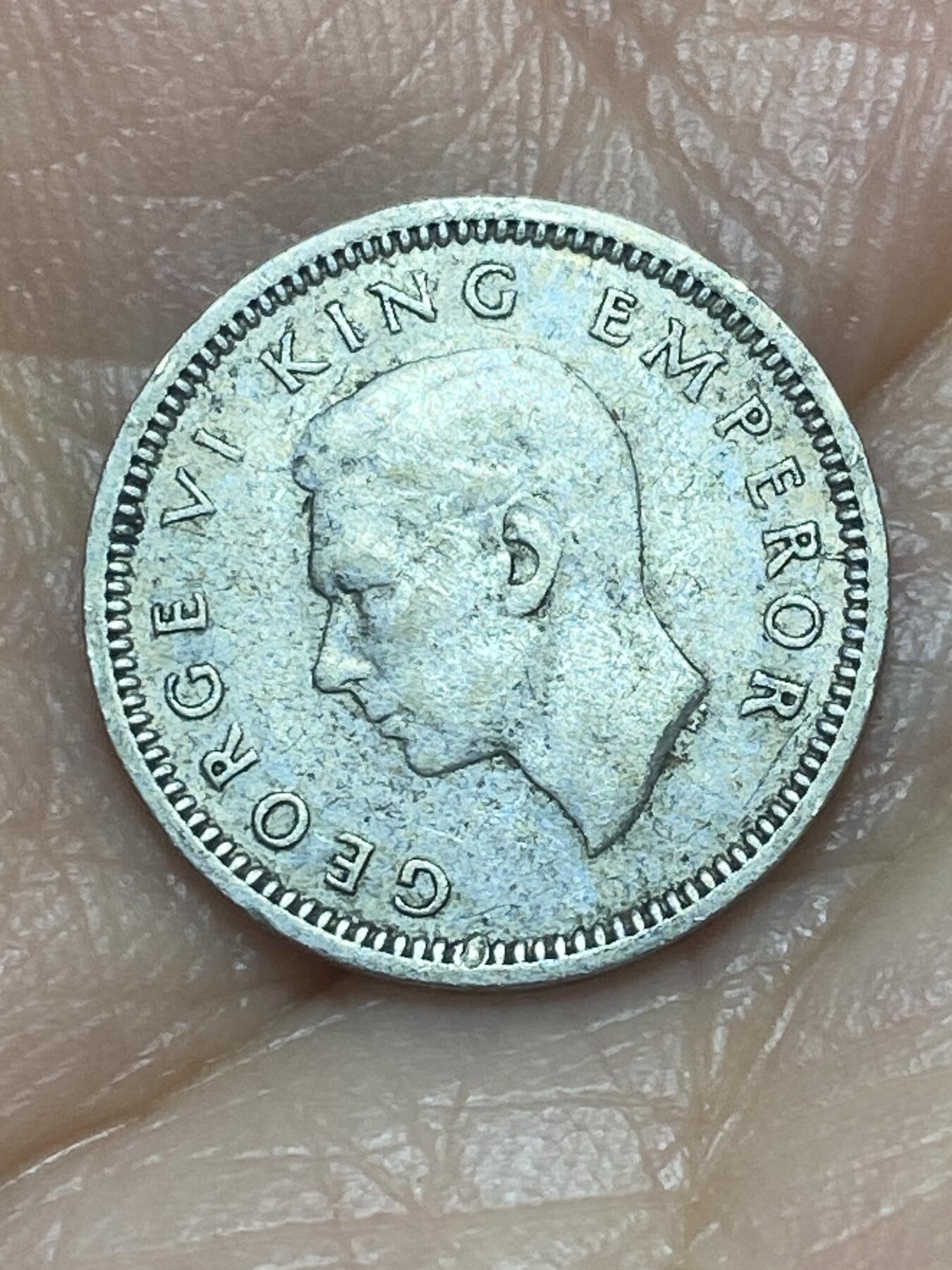 2026年第十二场(总第一百八十一场）外国好品散币场(免佣金) 新西兰🇳🇿1940年3便士银币(乔治六世第一版，500银)