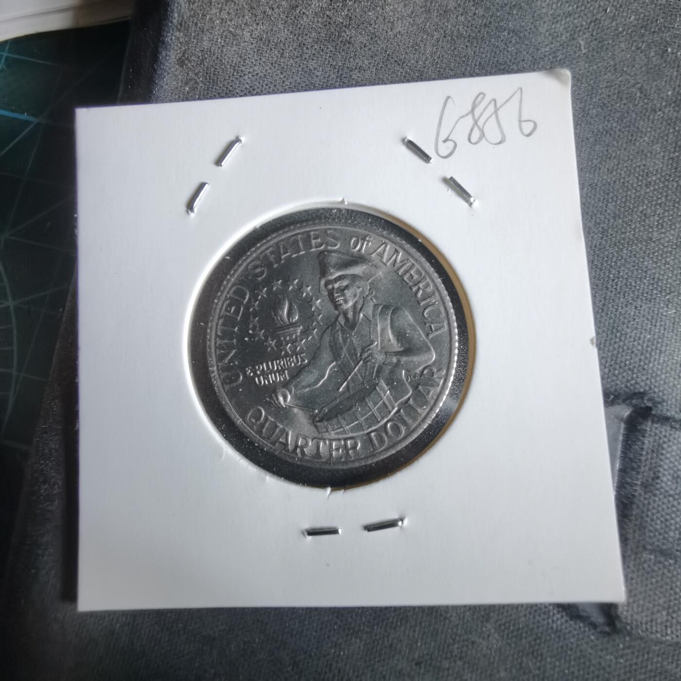 沼泽如烟--第968场 美国1976年25分纪念币