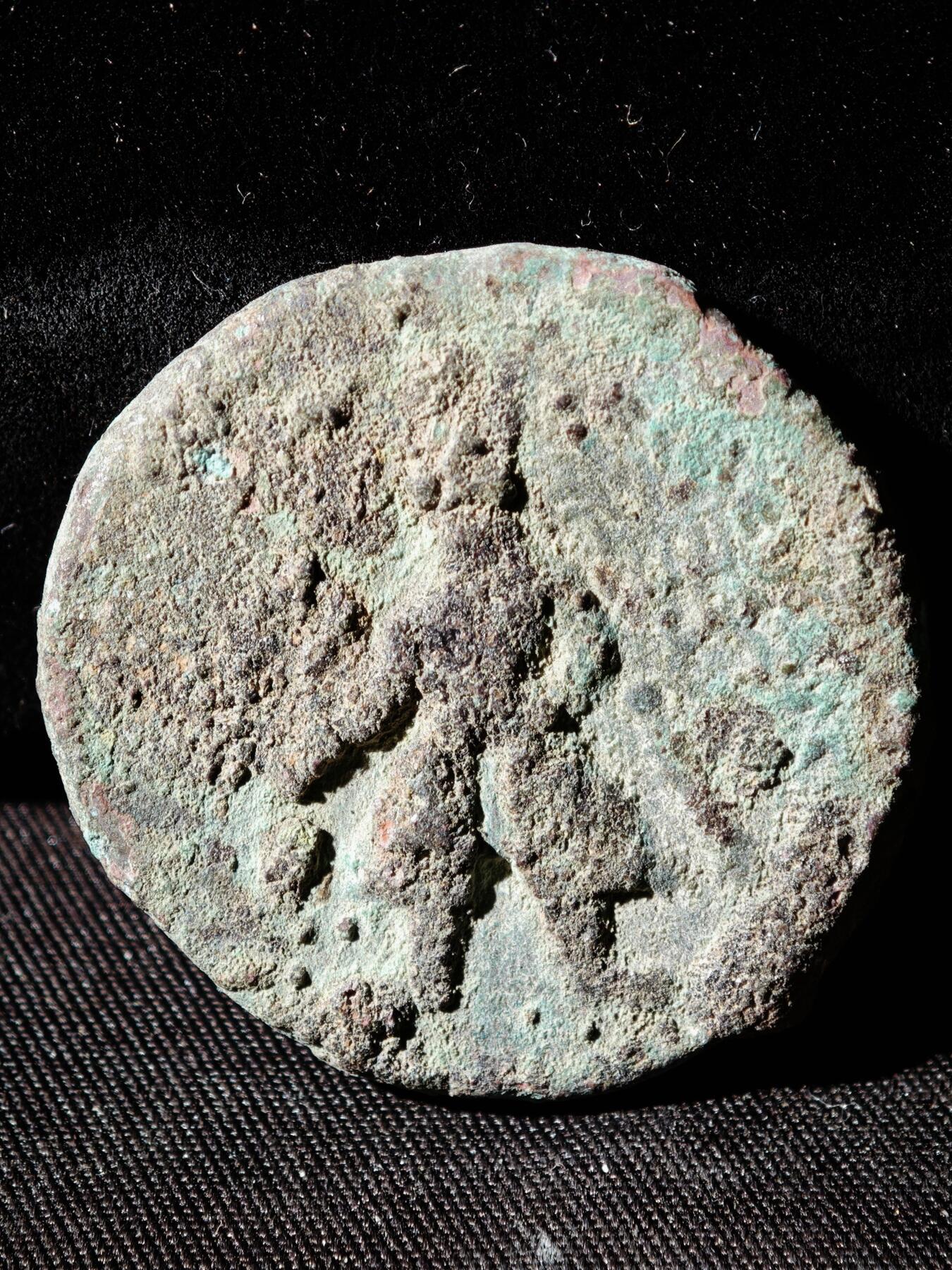 109期新疆红钱粟特钱币丝路钱币专场 贵霜王朝铜币，阎膏珍