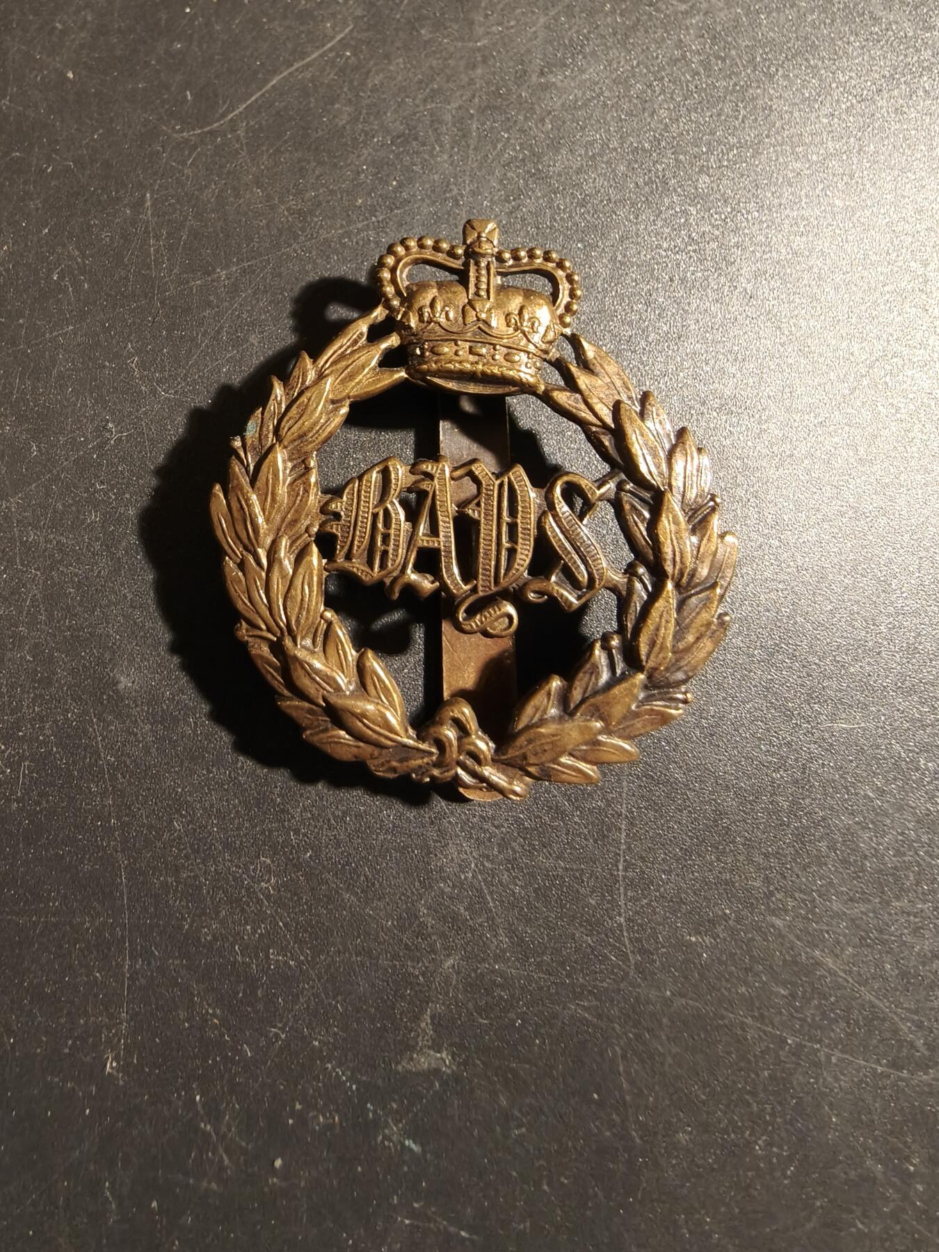 老王徽章第178期 英国陆军第2近卫龙骑兵团帽徽     女王早期版