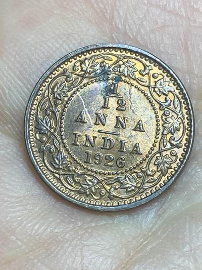 2026年第十二场(总第一百八十一场）外国好品散币场(免佣金) - 原光好品–英属印度1926年1/12安娜(乔治五世时期，c版加尔各答造)