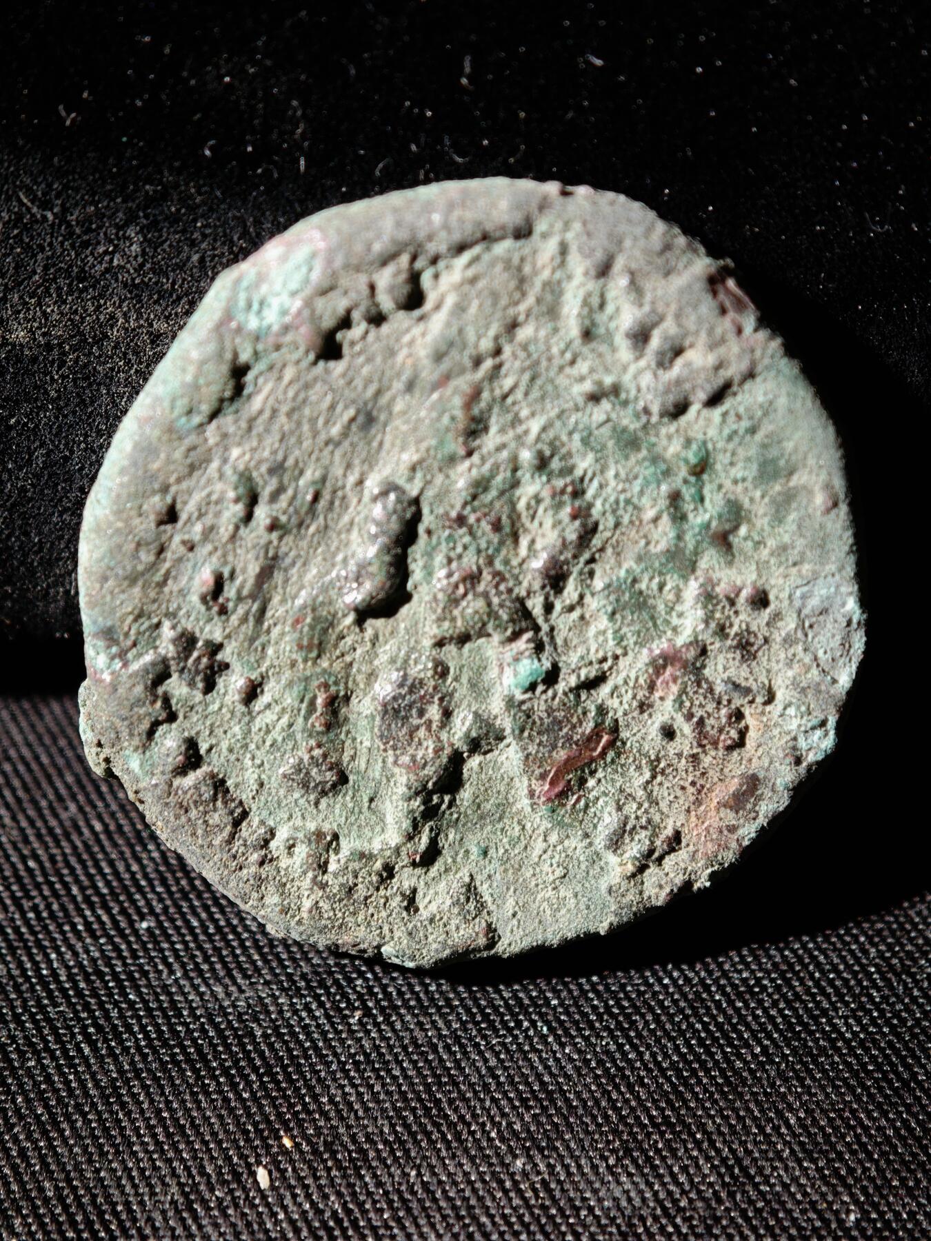 109期新疆红钱粟特钱币丝路钱币专场 贵霜王朝铜币，阎膏珍