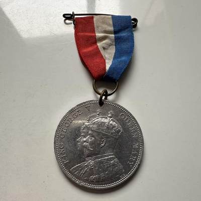 🌹外币初藏🌹🐯2026年第10场  每周二四六晚8️⃣点 接代拍 -  1911年乔治五世与玛丽女王加冕纪念章 铝制38.5毫米