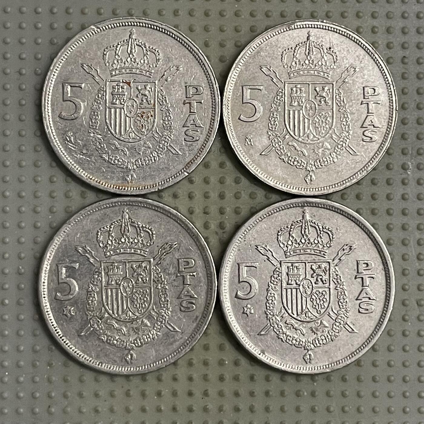 2026年第16场各国散币拍卖（总第166场） 西班牙5比赛塔4枚