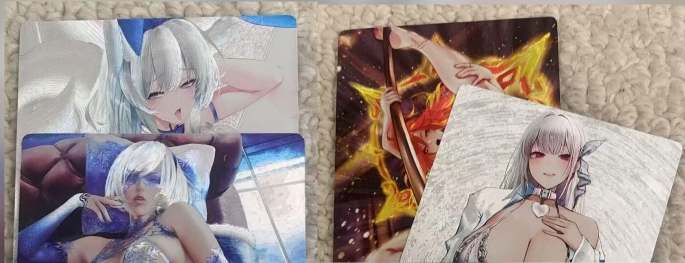 春节前倒数第三场！！龙虎卡牌-七三场（满200元包邮，无佣金，每周六结拍，欢迎送拍） 粗闪4张 奇点 好看少女 一套