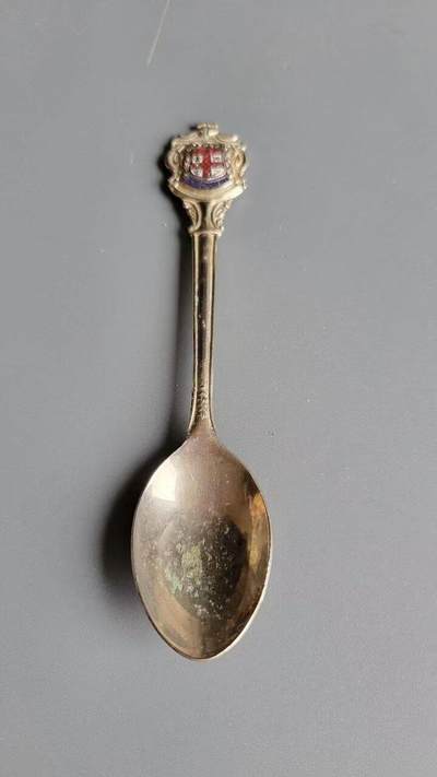 嘉宝良覃世界勋赏第23期拍卖 - 英国镀银纪念勺