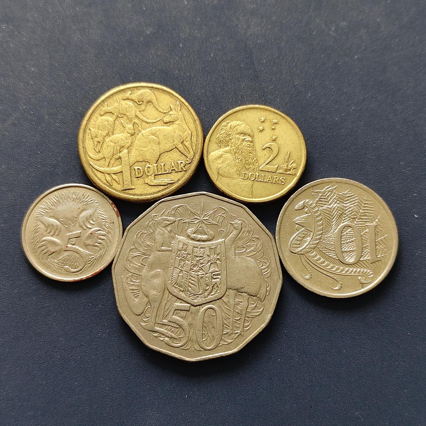 【全场包邮】纯粹捡漏拍496场-持续更新中 澳大利亚各年份5枚套币-含1-2元高值币