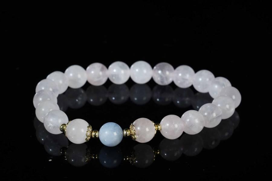 上海都达杂项专场五（全场包邮） 天然粉晶手串87-297