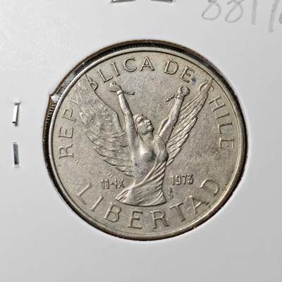 KK钱币收藏小铺  第388期  2月预留时间 周末发货 -  智利10比索 自由女神