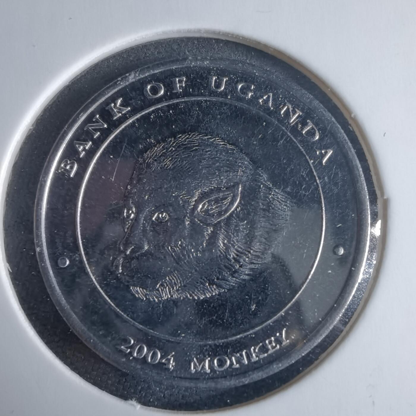 沼泽如烟--第970场 乌干达2004年100先令猴