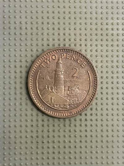 2026年第16场各国散币拍卖（总第166场） - 直布罗陀1991年2便士