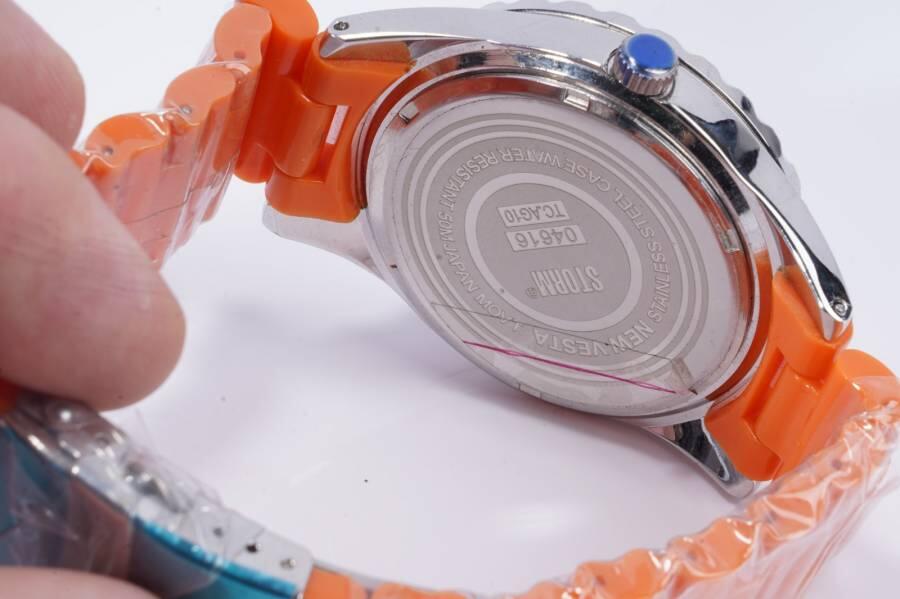 上海都达杂项专场五（全场包邮） STORM牌 橙色石英手表（正常能走）