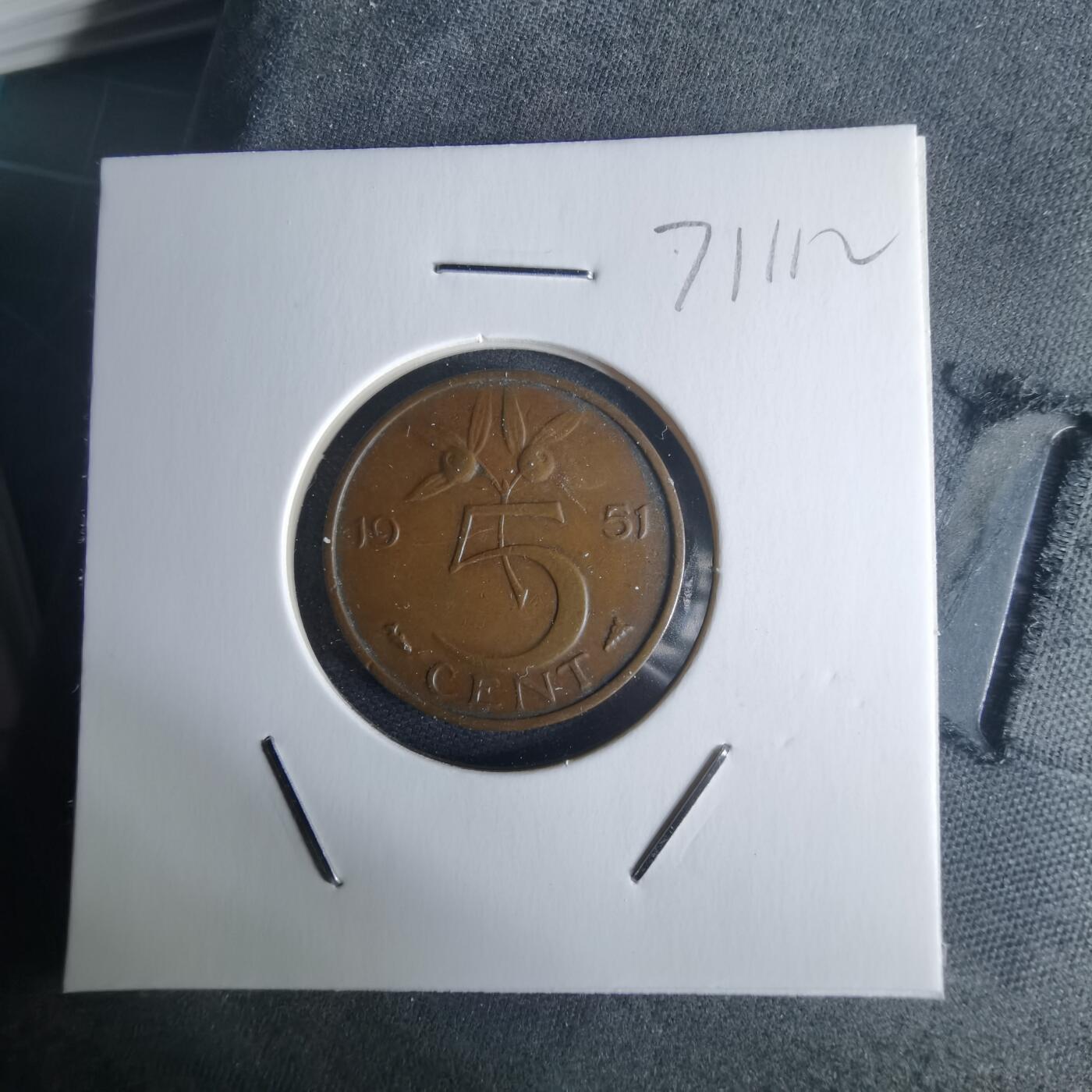 沼泽如烟--第971场 荷兰1951年五分