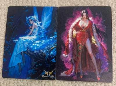 春节前倒数第三场！！龙虎卡牌-七三场（满200元包邮，无佣金，每周六结拍，欢迎送拍） - 粗闪2张 奇点 女帝&蓝精灵