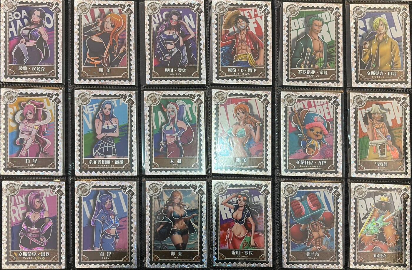 秋萤阁第43期 (1月23号周五晚上21点截拍，欢迎竞拍)  【整本】已绝版燃卡海贼王 一整本 卡位相当齐 送卡册 退坑割爱让给有缘人