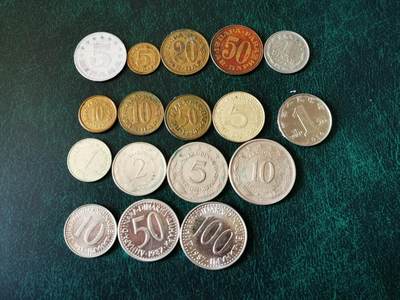 零零发外国硬币拍卖 无佣金 - 南斯拉夫一组