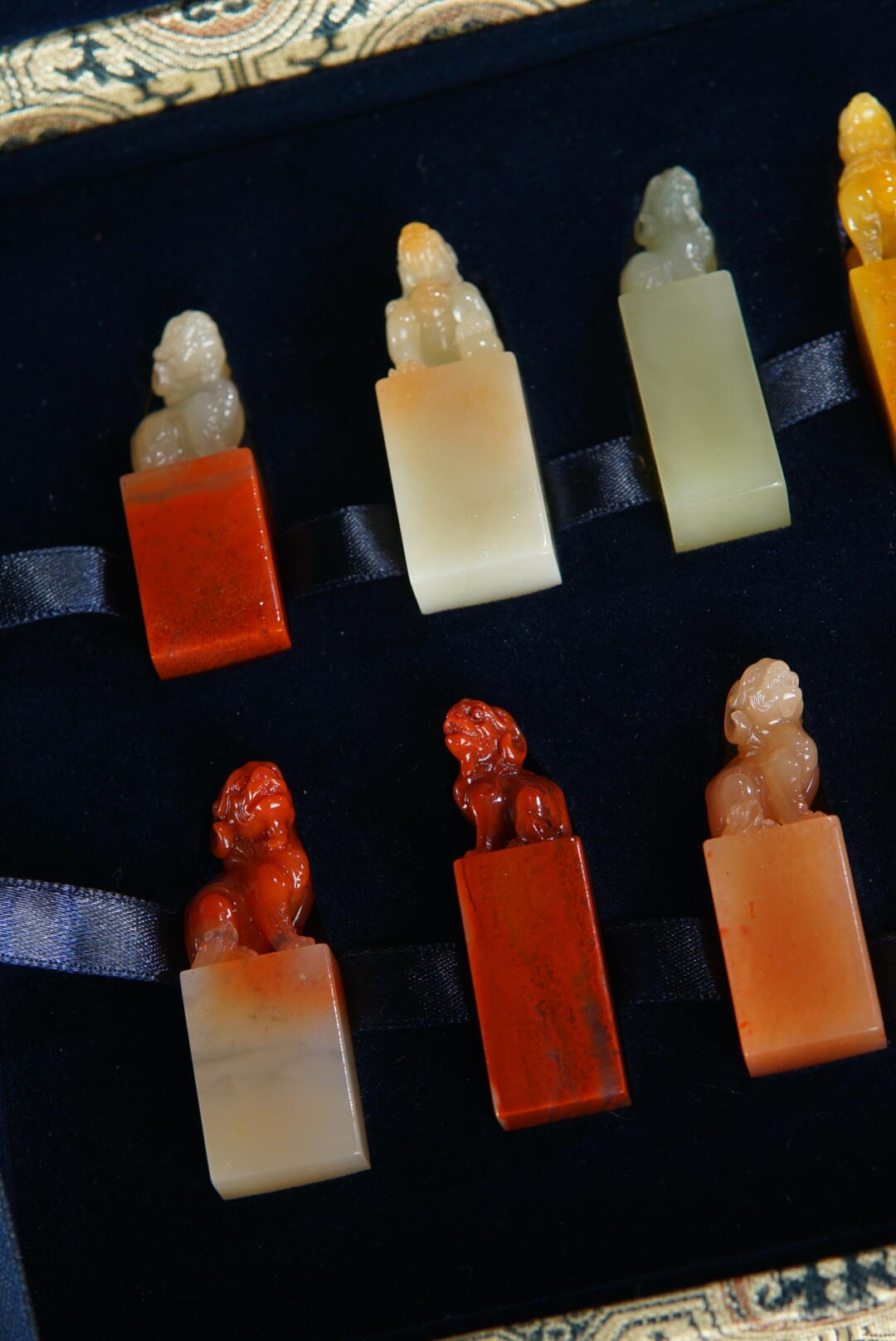 方寸藏珍·寿山田黄印章专场（一） 寿山石古兽钮章一组