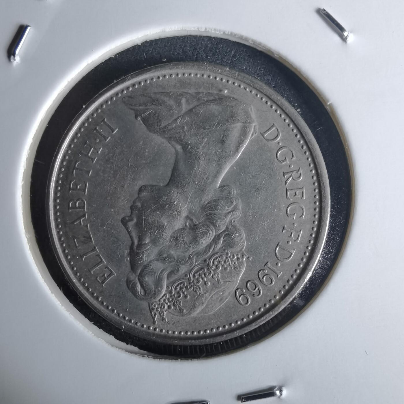 沼泽如烟--第971场 英国1969年5便士