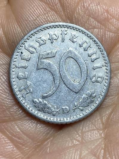 2026年第十三场(总第一百八十二场）外国好品散币场(免佣金) - 德意志第三帝国1941年50芬尼(D标，慕尼黑造)