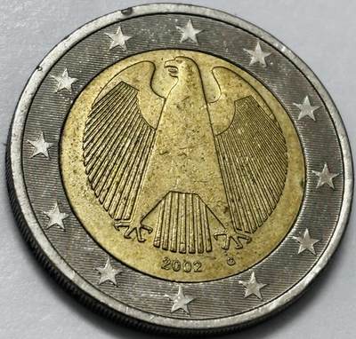 文馨钱币收藏 2026新年第四场（第 290 场）【长期接代拍品】 - 好品 2002 年德国 2 欧元