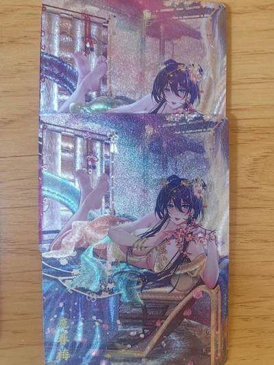 阳大大卡牌拍卖第95期（持续收拍品，周五晚上九点截拍，进群福利早知道） - 【二渐变】焱卡文化 燎原绝色绘卷 庞春梅 二渐变 浮雕折光