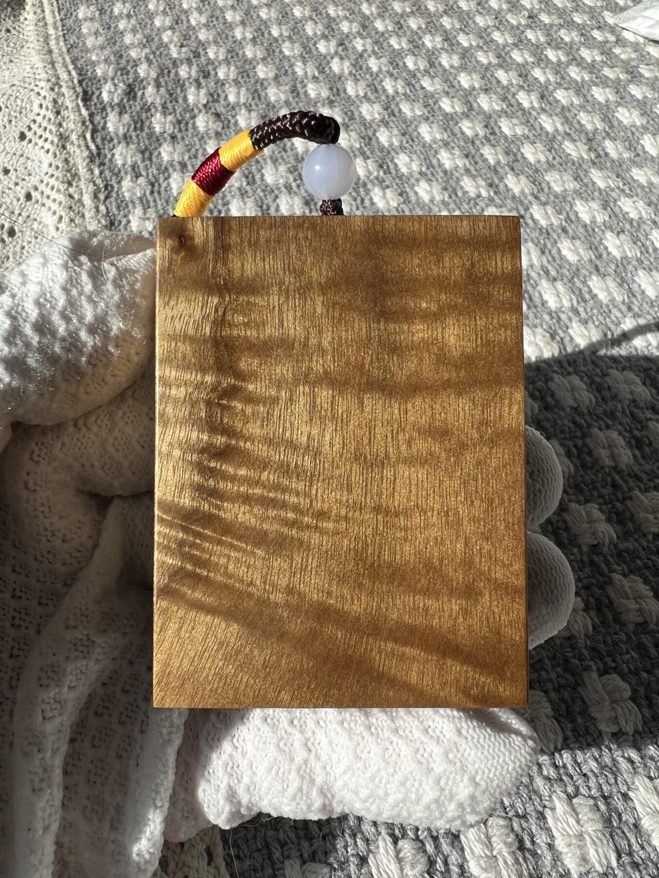 零元拍：A30金丝楠平安无事牌，3D立体水波香喷喷的小金砖，金光闪闪，69.5/52.5/13.5MM