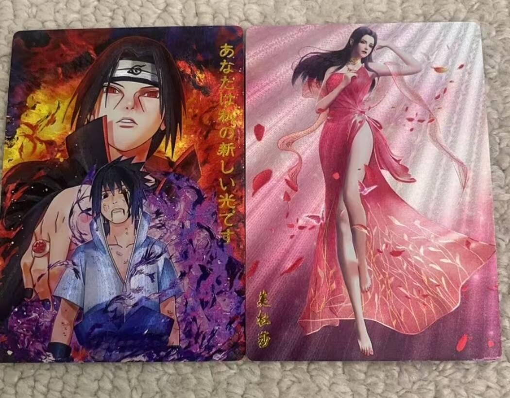 春节前倒数第三场！！龙虎卡牌-七三场（满200元包邮，无佣金，每周六结拍，欢迎送拍） 粗闪2张 奇点 美杜莎&佐助