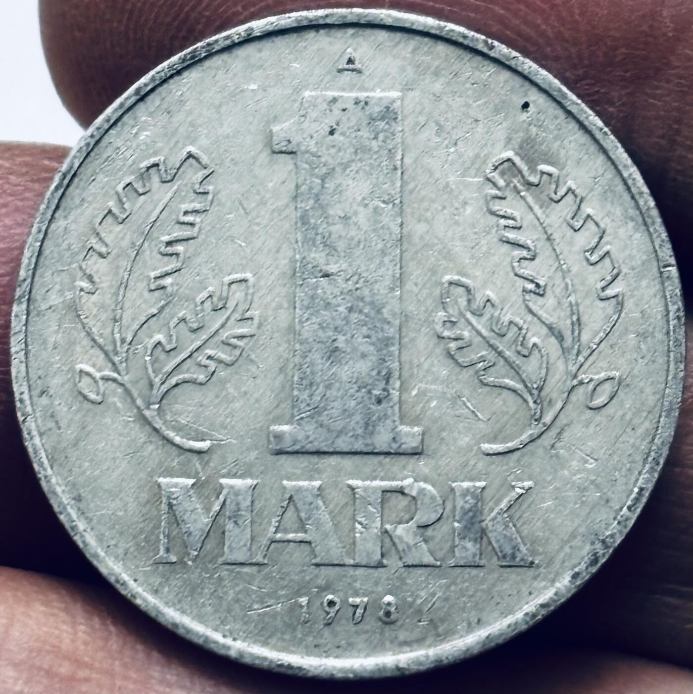 文馨钱币收藏 2026新年第四场（第 290 场）【长期接代拍品】 1978 年民主东德 1 马克，第三版本