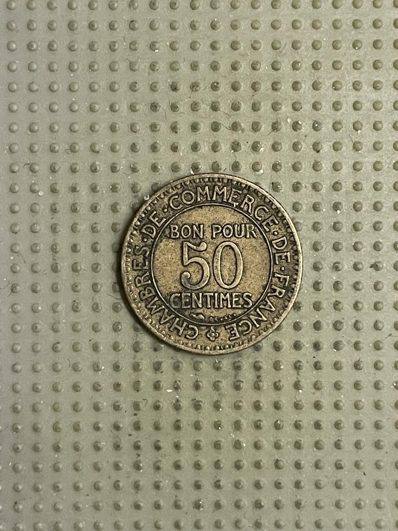 2026年第17场各国散币拍卖（总第167场） 法国1923年商业部50生丁