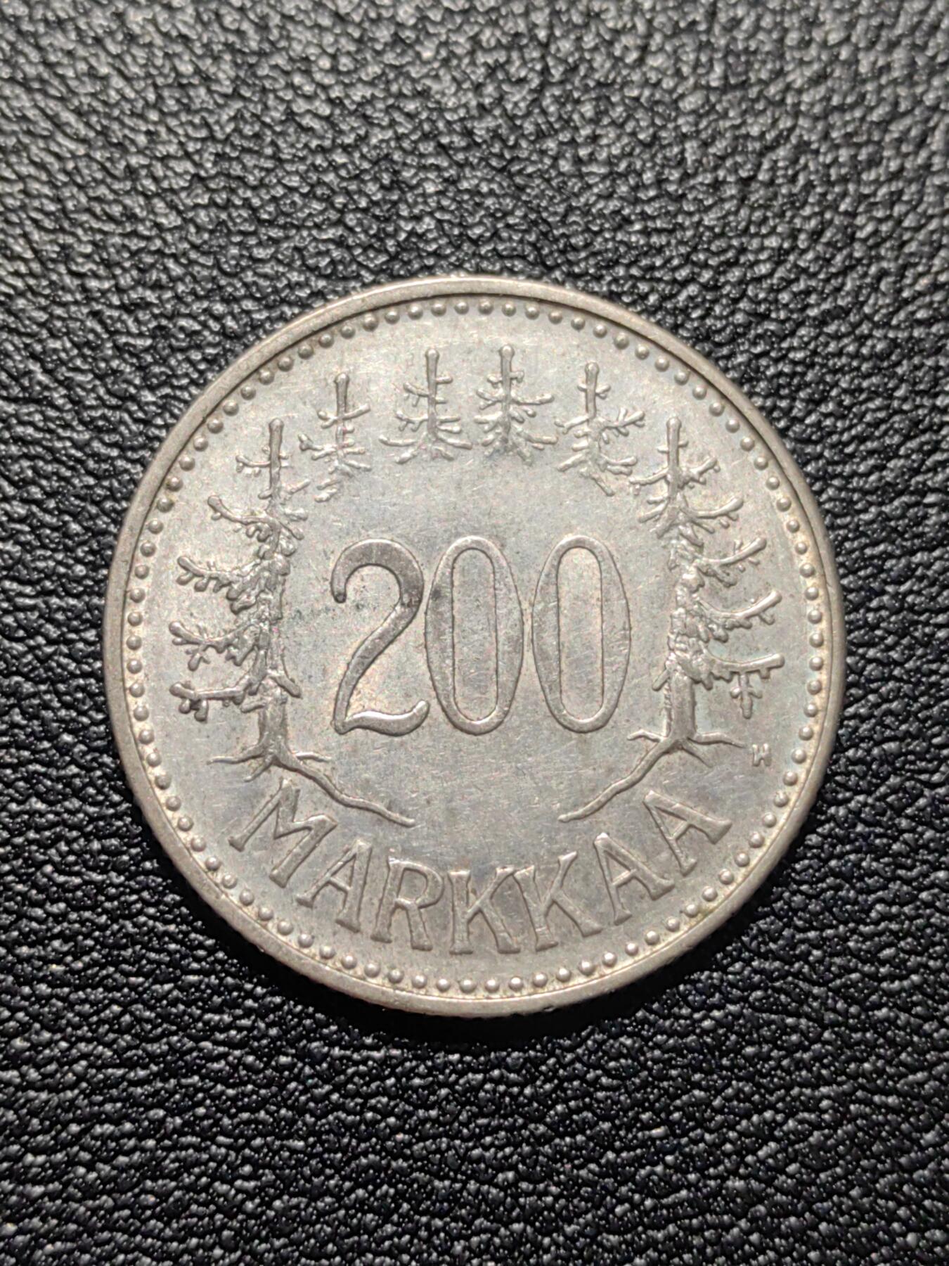 靖甫拍卖第二场 芬兰200马克银币 8.2克