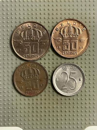 2026年第17场各国散币拍卖（总第167场） - 比利时4枚