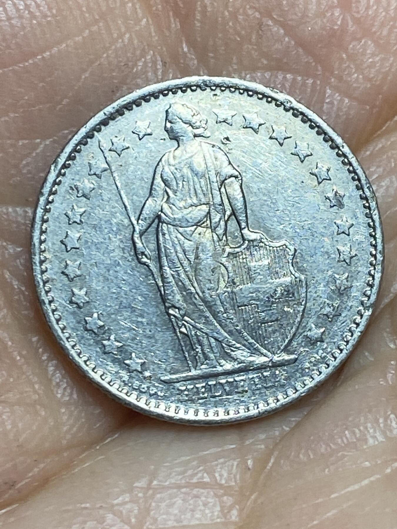 2026年第十三场(总第一百八十二场）外国好品散币场(免佣金) 瑞士🇨🇭1980年1/2法郎(第三版，无标版)