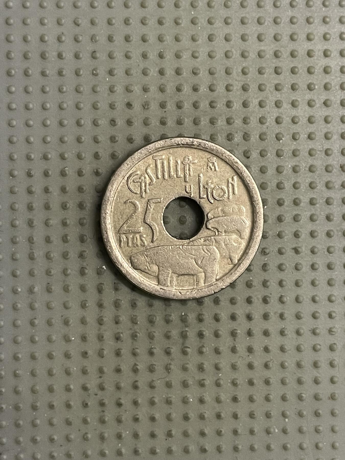 2026年第16场各国散币拍卖（总第166场） 西班牙1995年加那利群岛25比赛塔纪念币