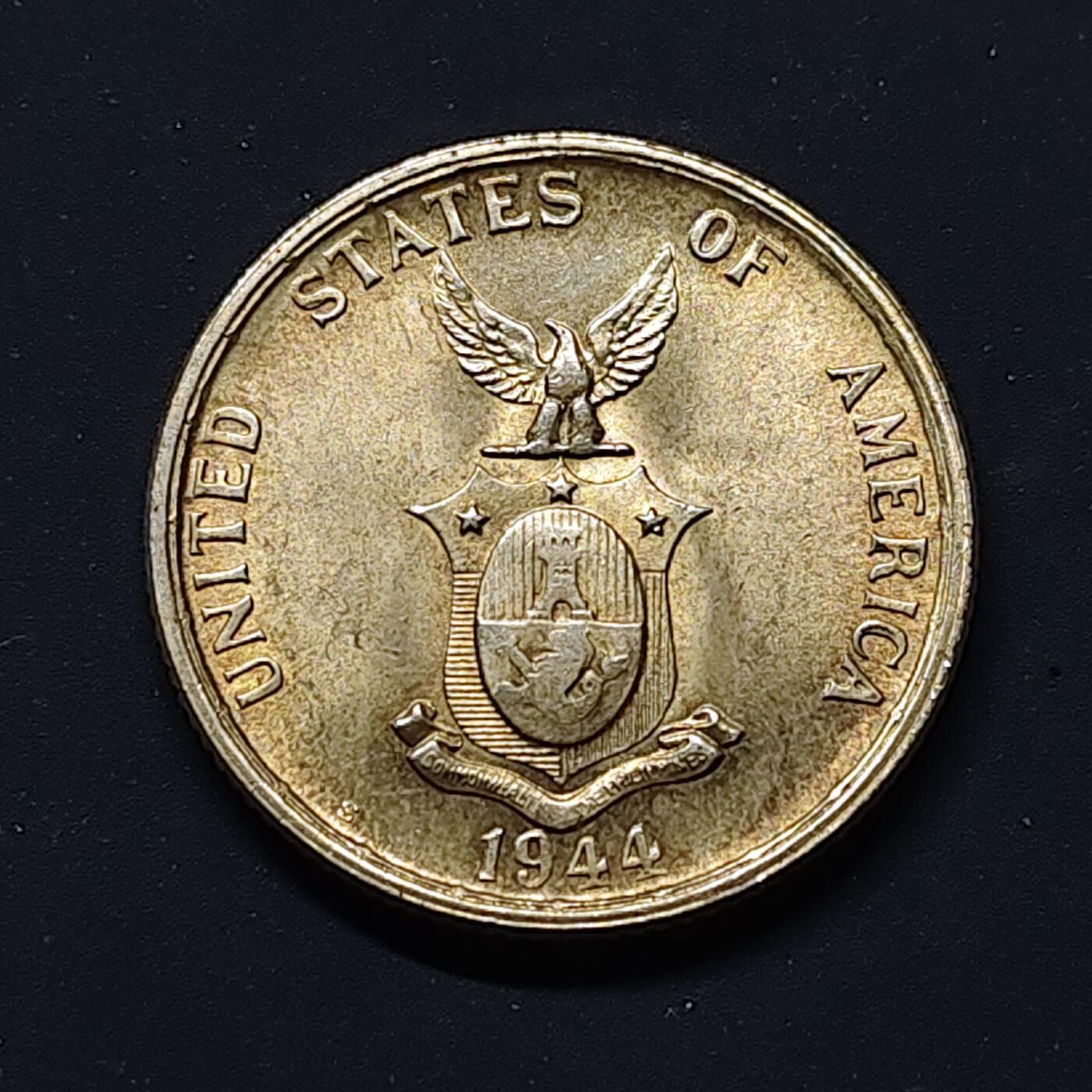 【全场包邮】纯粹捡漏拍496场-持续更新中 美属菲律宾1944年打铁女神50分银币【27.5毫米10克75%】