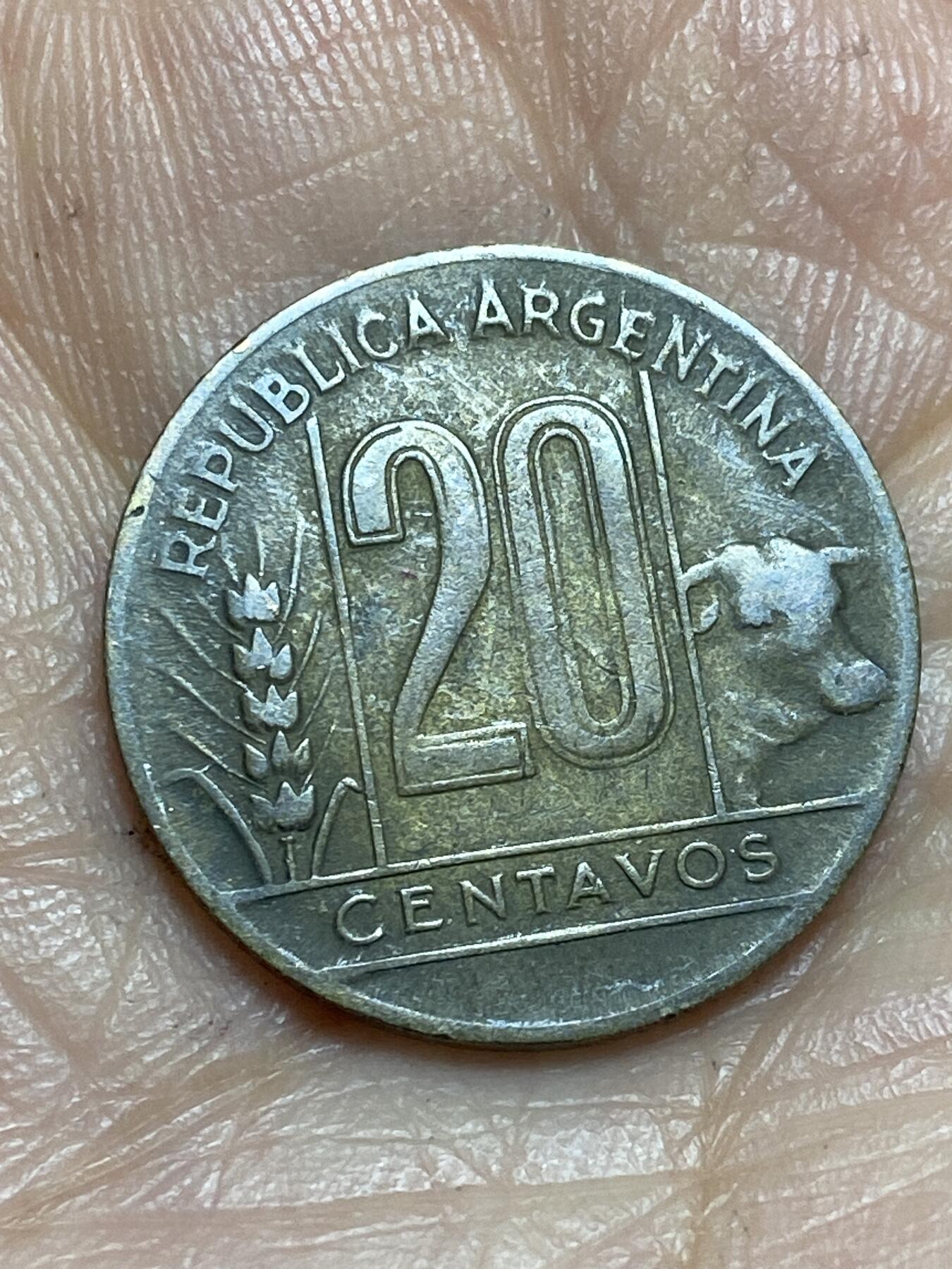 2026年第十三场(总第一百八十二场）外国好品散币场(免佣金) 阿根廷🇦🇷1948年20分(1896–1950年第二版)