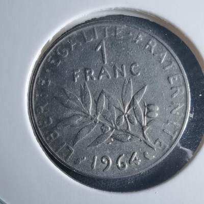沼泽如烟--第970场 - 法国1964年1法郎