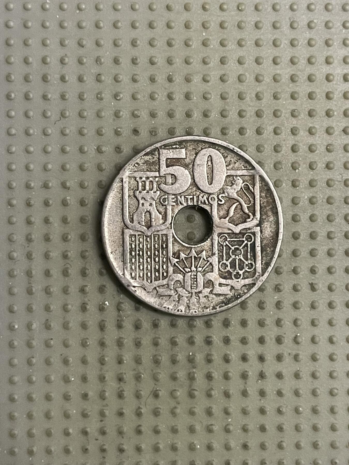 2026年第16场各国散币拍卖（总第166场） 西班牙1949年50分