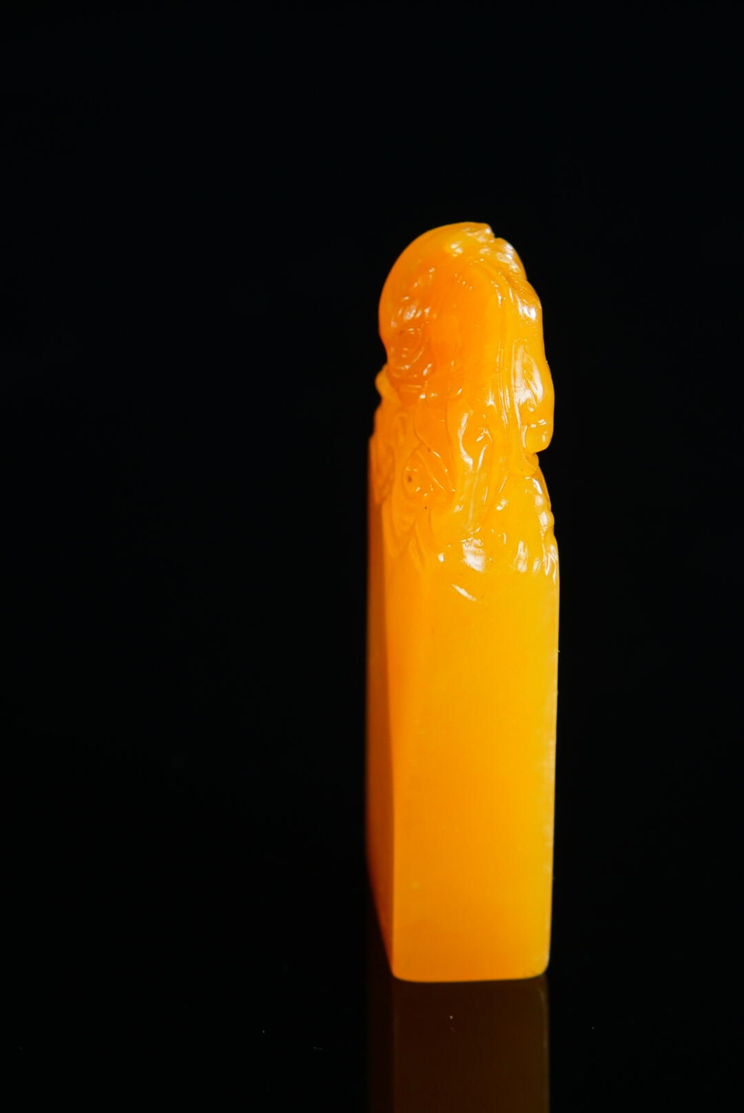 方寸藏珍·寿山田黄印章专场（一） 寿山田黄石《獬豸》扁章