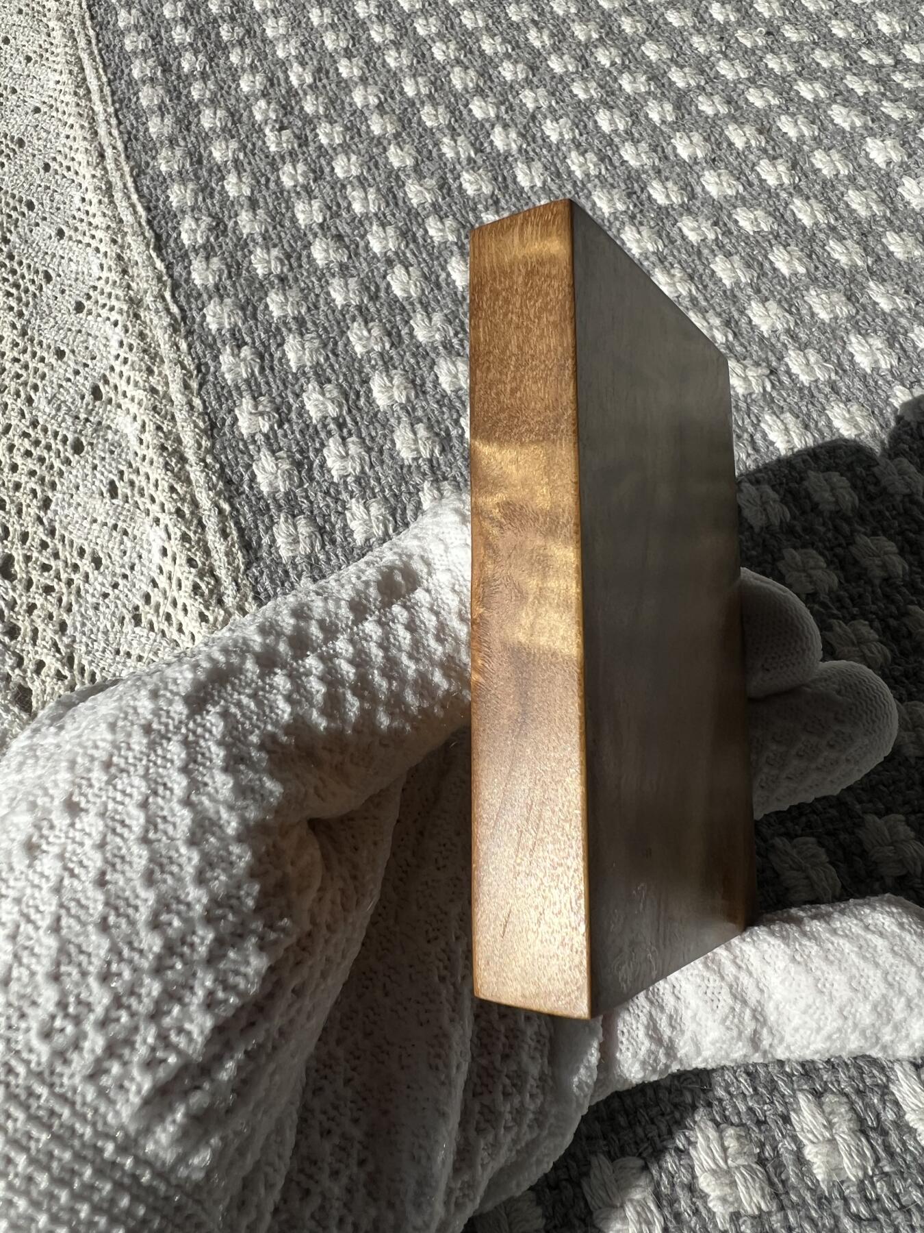 零元拍：B40金丝楠平安无事牌，3D立体水波香喷喷的小金砖，金光闪闪，92.8/64/15MM