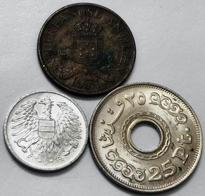 文馨钱币收藏 2026新年第四场（第 290 场）【长期接代拍品】 - 奥地利，荷属安德烈斯，埃及一组，两枚原光