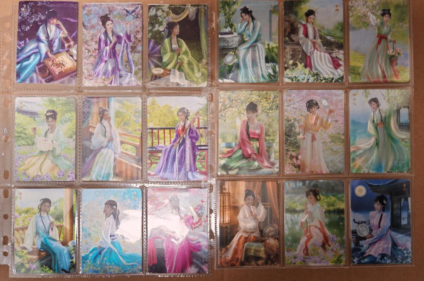 趣卡卡拍No.23期（无佣金免手续费，分享成交有奖） 【粗闪】燎原卡牌 梦回红楼 粗闪特卡 十二金钗+副册等 38张