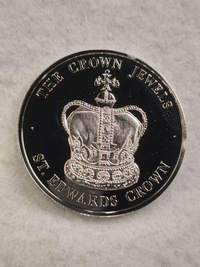 G&W世界散币，银币处理专场（第44场） - 特克斯凯克斯2004年5克朗  英国王室珍宝 圣爱德华王冠  克朗型