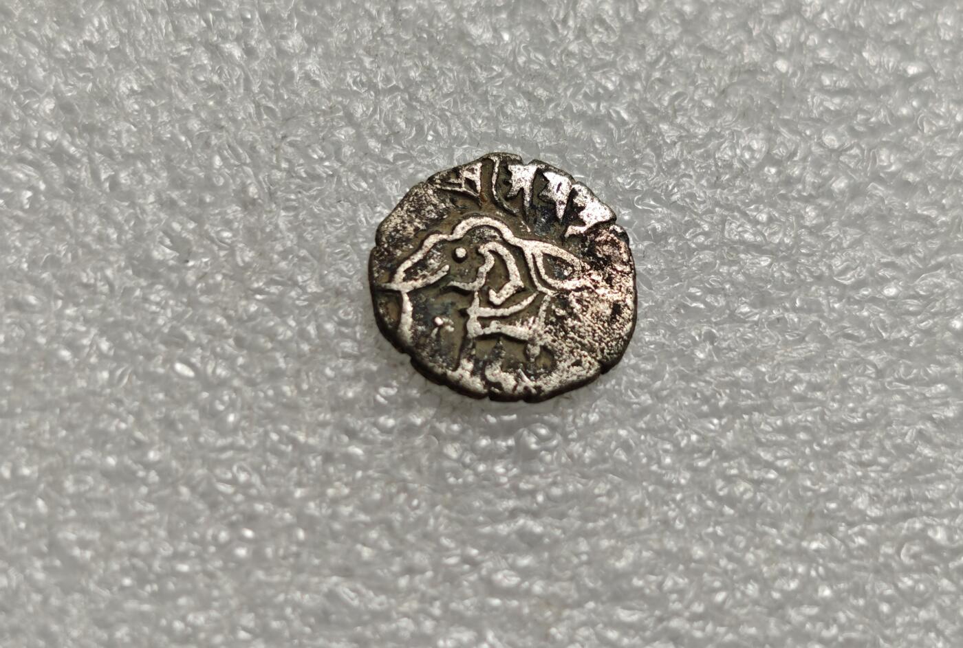 瓶子🏺第226期拍卖会  稀少沙希王朝  正面狮子背面大象打制银币 图案清晰好品