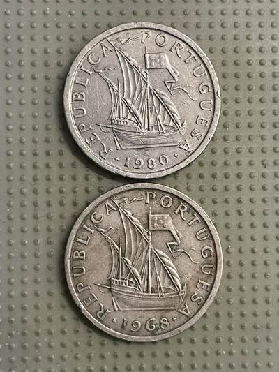 2026年第16场各国散币拍卖（总第166场） - 葡萄牙5埃斯库多2枚