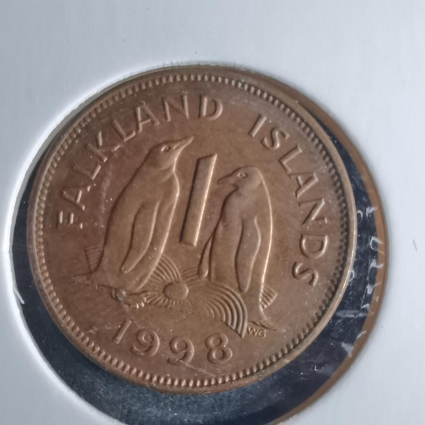 沼泽如烟--第970场 福克兰1998年1便士